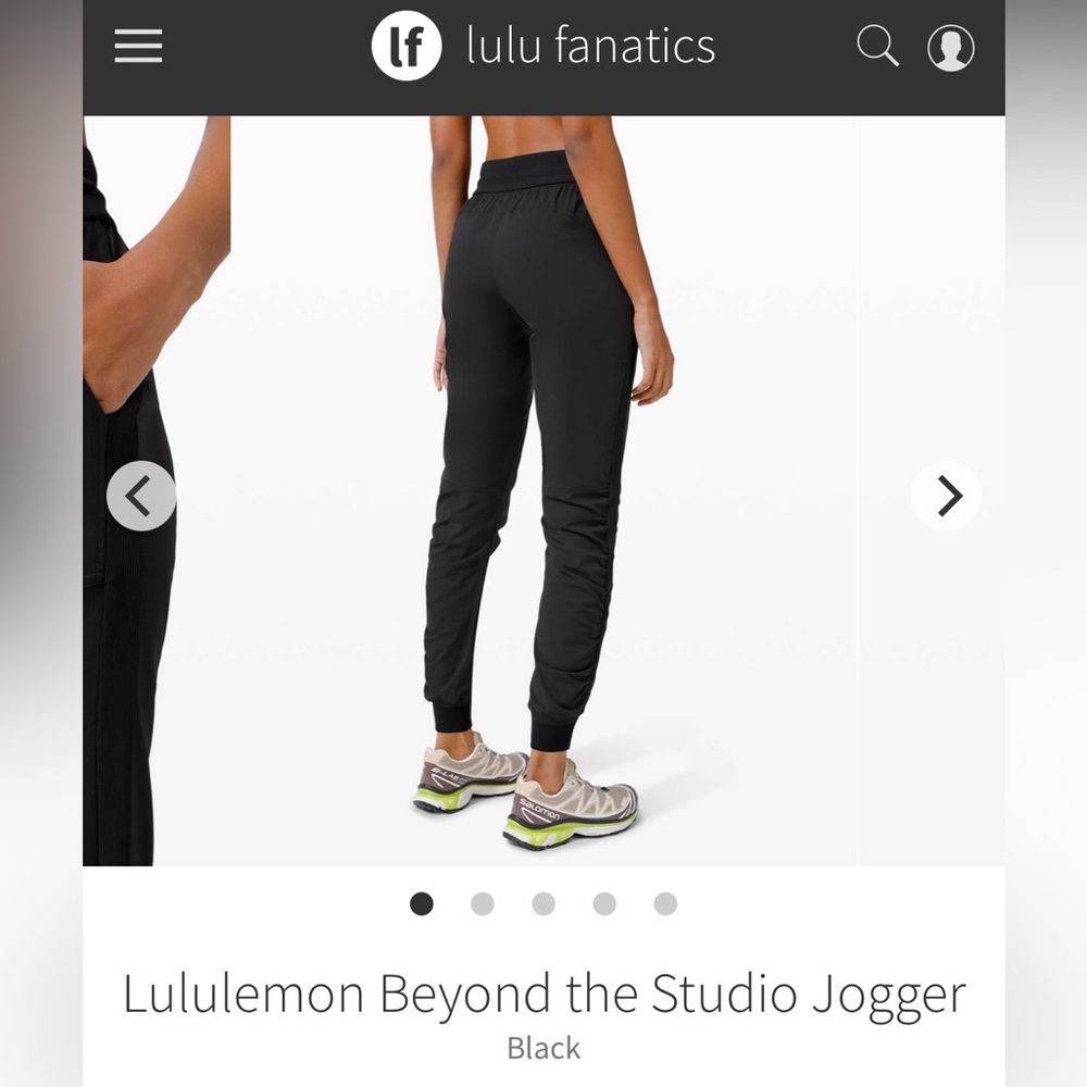 Lululemon Beyond the Studio Jogger size 8